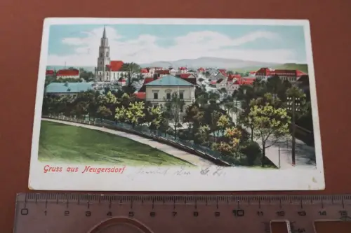 tolle alte Karte - Gruss aus Neugersdorf   - 1903 