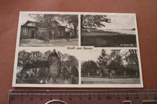 tolle alte Karte - Gruß aus Bosau - Alter ?