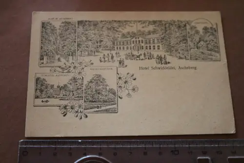 tolle alte Karte - Hotel Schwiddelei , Ascheberg  - Alter ?
