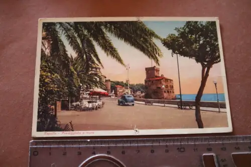 tolle alte Karte - Rapallo  Italien - als Feldpost gelaufen 1943 