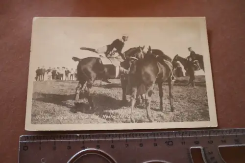 tolle alte Karte - König steigt auf sein Pferd  Dänemark - 1910-20 ?