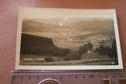 tolle alte Karte - Chodsko s vyledú  ?? 1930 