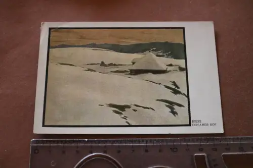 tolle alte Karte - Biese Einsamer Hof  1914