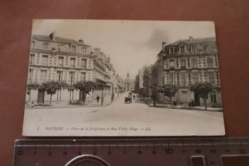 tolle alte Karte - Poitiers  Rue Victor-Hugo - 1910-20 ?  Frankreich ?