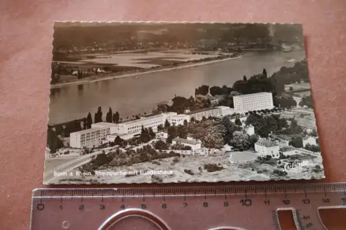 tolle alte Karte - Bonn am Rhein - Bundeshaus  60er Jahre ?