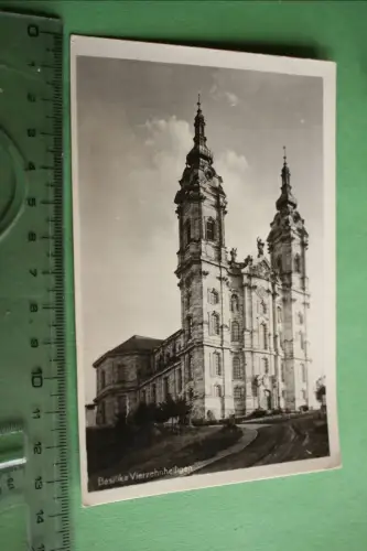 tolle alte Karte - Basilika Vierzehnheiligen - 30-40er Jahre 