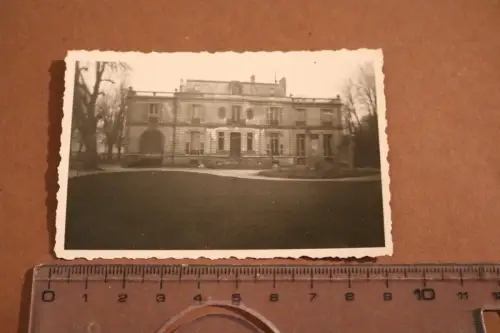 altes Foto - Gebäude Chateau ?  Frankreich ?