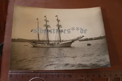 tolles altes Foto Segelschulschiff Niobe 