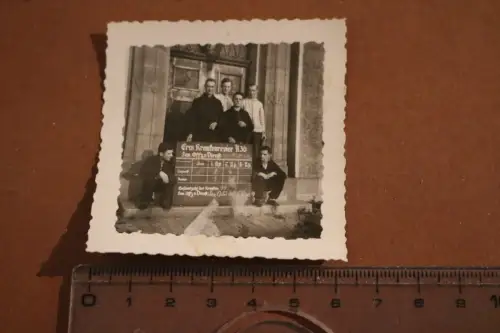  altes Foto - Gruppe Soldaten - Erw. Krankenrevier Nr. 36