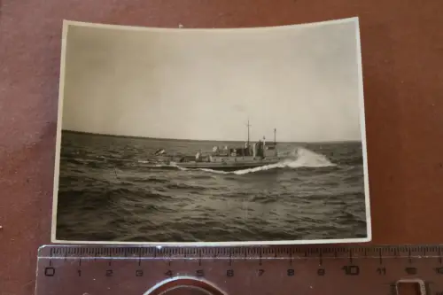 tolles altes Foto -  Schnellboot F11 30er Jahre 