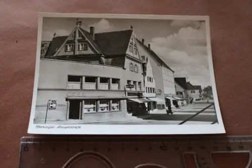 tolle alte Karte -Wertingen   Hauptstraße   50/60er Jahre ?