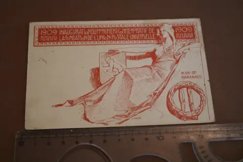 tolle alte Künstlerkarte -  Schweiz 1909 