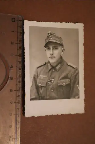 altes Foto - Portrait eines Gebirgsjäger  - Ausweisfoto `?