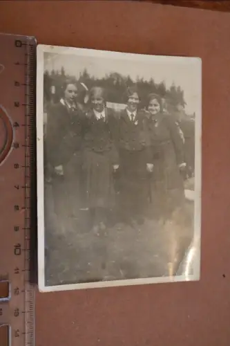 tolles altes Foto Gruppe Jungmädels - BDM Mädels - 30-40er Jahre 