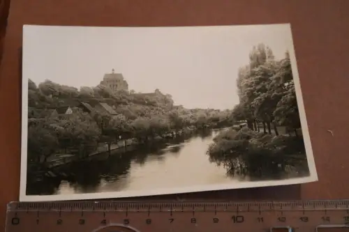 tolle alte Fotokarte - Gruß aus Havelberg - Fluss  20-50er Jahre ?