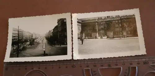 zwei tolle alte Fotos  Prag - 30-40er Jahre 