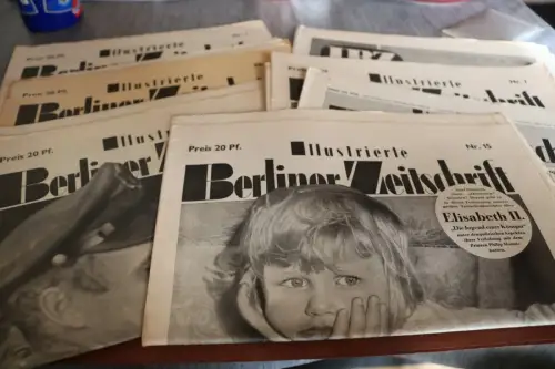 elf  Illustrierte Berliner Zeitschrift  1952 und 1953