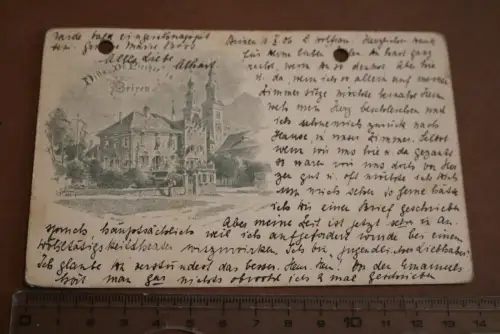 tolle alte Karte - Villa Dr. Pircker in Brixen 1906