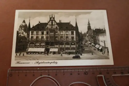 tolle alte Karte - Hannover  Aegidientorplatz 30-40er Jahre 