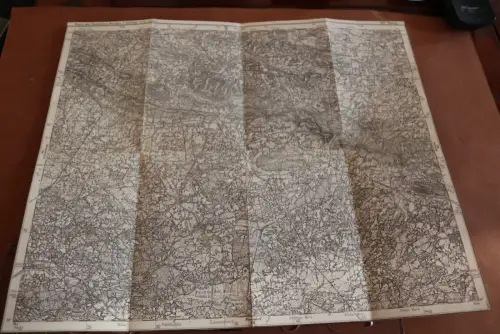 alte Landkarte  Raum Iburg  307 - Alter ??