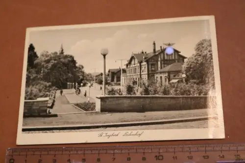 tolle alte Karte - Bahnhof St. Ingbert 1939