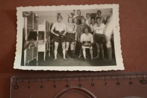 tolles altes Jux Foto - Stubenfoto - Gruppe Soldaten , Raum Ingolstadt