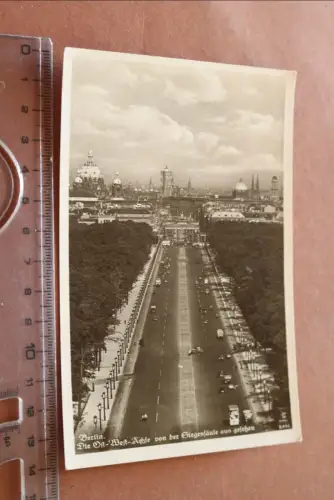 tolle alte Karte - Berlin  Ost-West-Achse   30er Jahre 