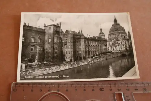 tolle alte Karte - Berlin - Schloß Spreeseite mit Dom 1941
