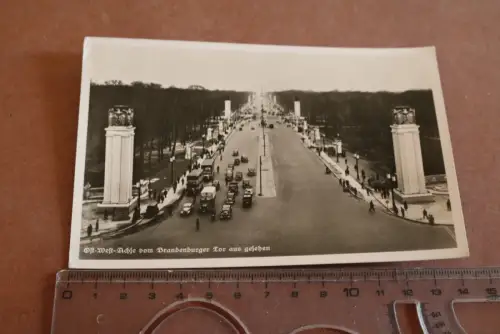 tolle alte Karte - Berlin - Ost-West-Achse vom Branburger Tor aus 1940
