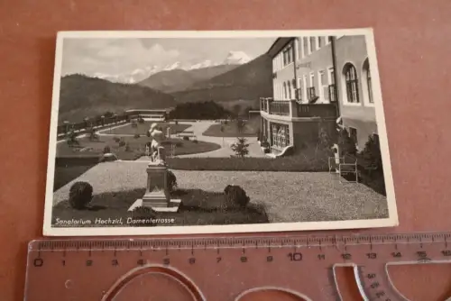 tolle alte Karte - Sanatorium Hochzirl, Damenterrasse 1941