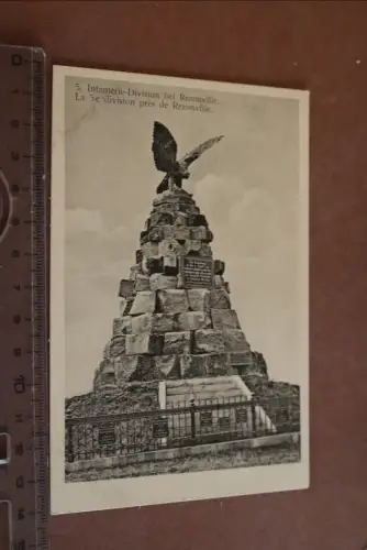 tolle alte Karte - Ehrendenkmal 5. Inf.Div. bei Rezonville 