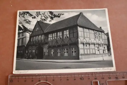 tolle alte Karte - Gebäude in Bergedorf Stadt Hamburg 1939