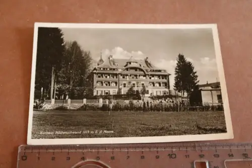 tolle alte Karte - Kurhaus Höchenschwand  40-50er Jahre