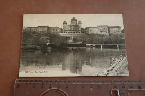 tolle alte Karte - Bern - Bundespalast   20-30er Jahre 