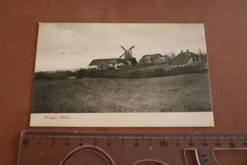 tolle alte Karte - Broager Mölle - Broacker - 1909 