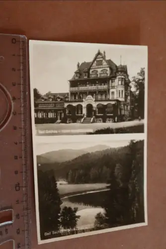 tolle alte Karte - Bad Sachsa  Hotel Schützenhaus 1940