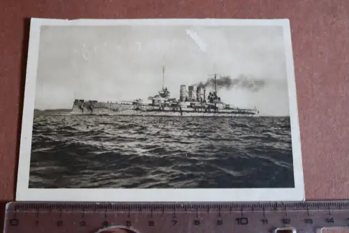 tolle alte Karte - Linienschiff SMS Ostfriesland 30-40er Jahre 