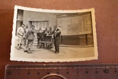 altes Foto - Gruppe Männer Ausflug - Königswinter - 1938  Stadtplan