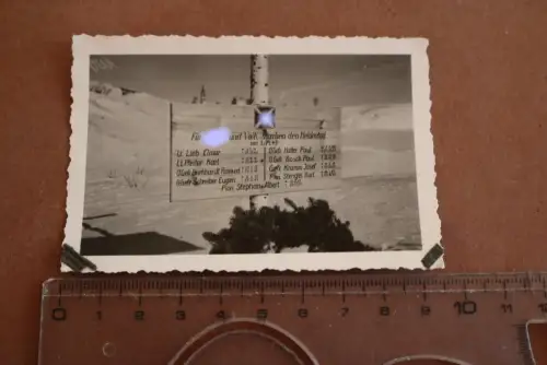 altes Foto - Soldatenfriedhof vom 3. Komp. Pionierbatl. 45 - Bolchow 