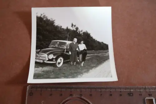 tolles altes Foto - Oldtimer Autounion DKW 3=6   60er Jahre 