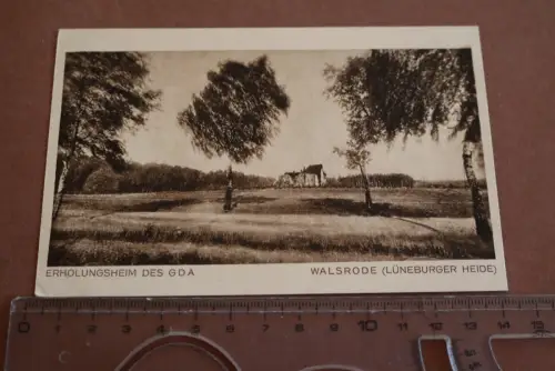 tolle alte Karte - Erholungsheim des G.D.A. - Walsrode 1910-1920