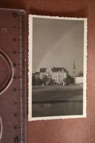 tolles altes Foto  Regenbogen über Erfurt 20-40er Jahre 
