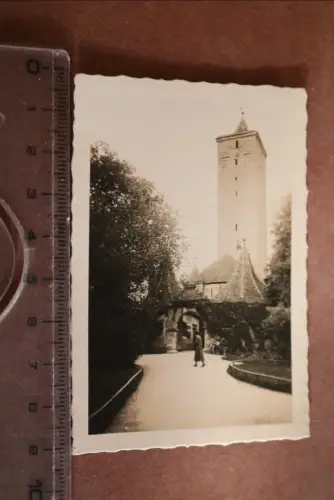 tolles altes Foto  Burgtor in Rothenburg ob der Tauber