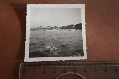tolles altes Foto - drei Schul U-Boote im Hafen von ?  Nr 5 und 19 , eins ohne 