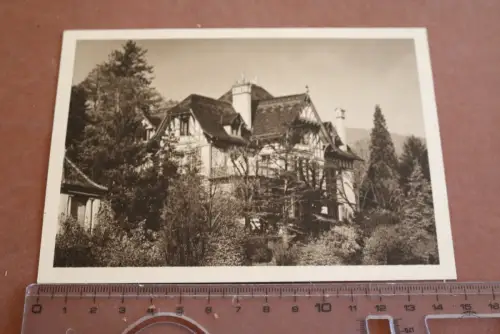 tolle alte Karte - Pensionnat Mistral - Neuchâtel  30-40er Jahre 