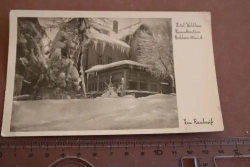 tolle alte Karte - Hotel Waldhaus Benneckenstein - 30-40er Jahre 