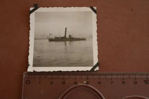 tolles altes Foto  Dampfschiff - Dampfboot - 30-40er Jahre 