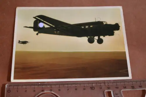 tolle alte Karte-  Junkers JU 52 - Luftwaffe Mittelmeerraum 