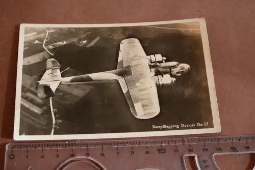 tolle alte Karte-  Flugzeug Dornier Do 17