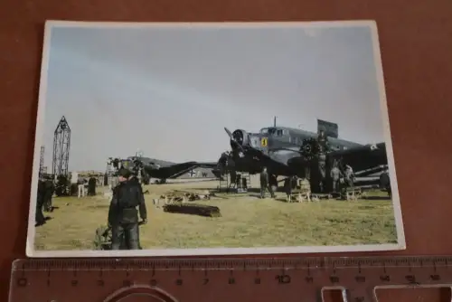 tolle alte Karte-  Junkers JU 52 Staffelwappen - Luftwaffe Mittelmeerraum 